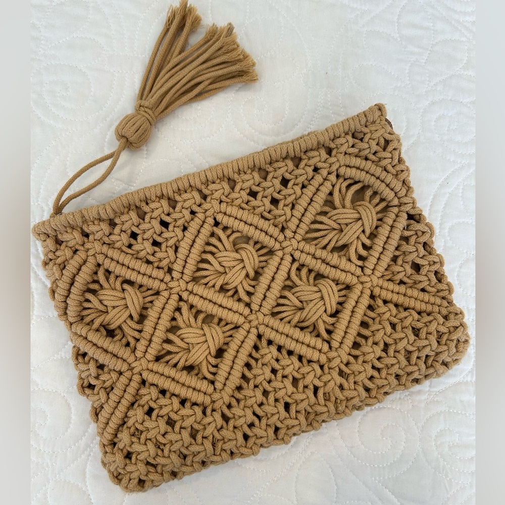Macrame Clutch Bag